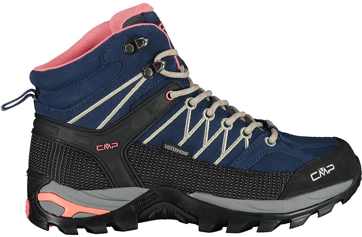 CMP Rigel Mid Waterproof Women blue/corallo