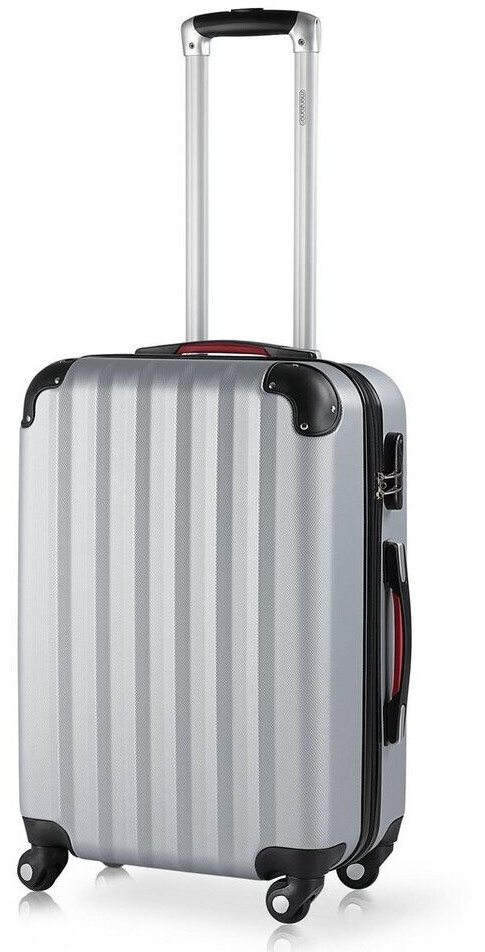 Monzana Baseline 4 Wheel Trolley 60 cm silver