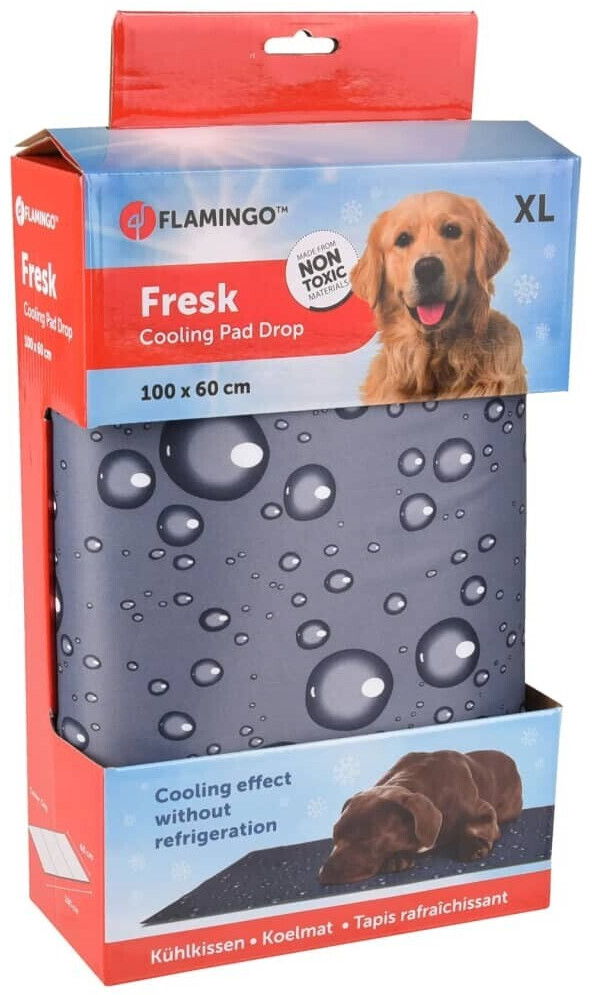 Flamingo Tapis rafraîchissant pour chien XL100x60cm Grey