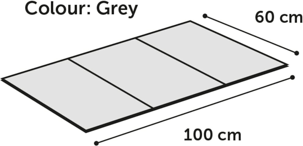 Flamingo Tapis rafraîchissant pour chien XL100x60cm Grey