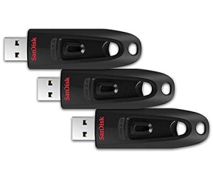 SanDisk Ultra USB 3.0 64GO 3-pack au meilleur prix sur
