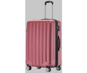 BEIBYE TSA-Schloß 2080 Zwillingsrollen 3 TLG Aprikosenblüten Reisekofferset Koffer Kofferset Trolley Trolleys Hartschale 
