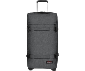  Eastpak Tranverz - Suitcase with Wheels - Rolling Luggage for  Travel with TSA Lock, 2 Wheels, 2 Compartments, and Compression Straps - L,  Black
