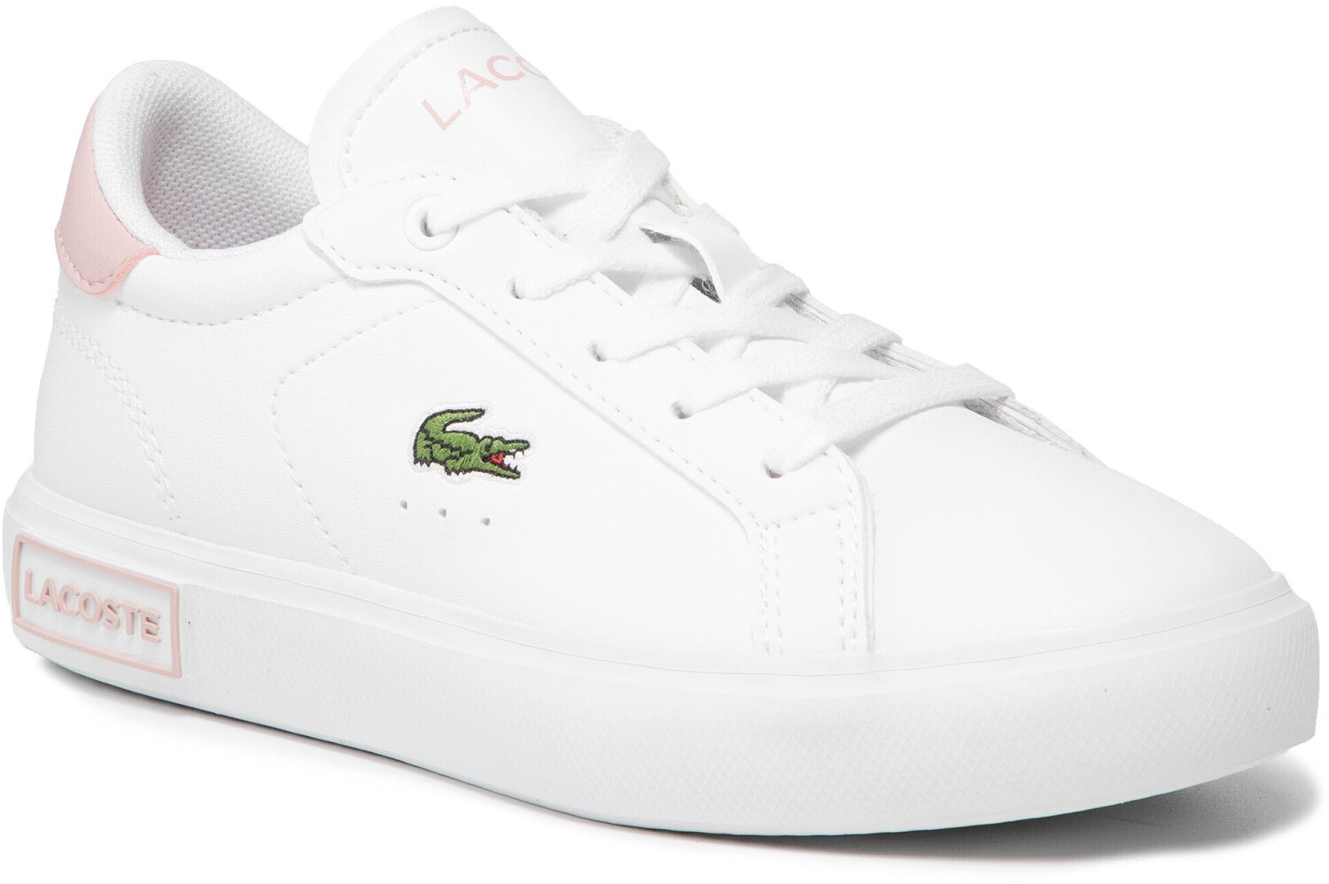 Lacoste white sales precio