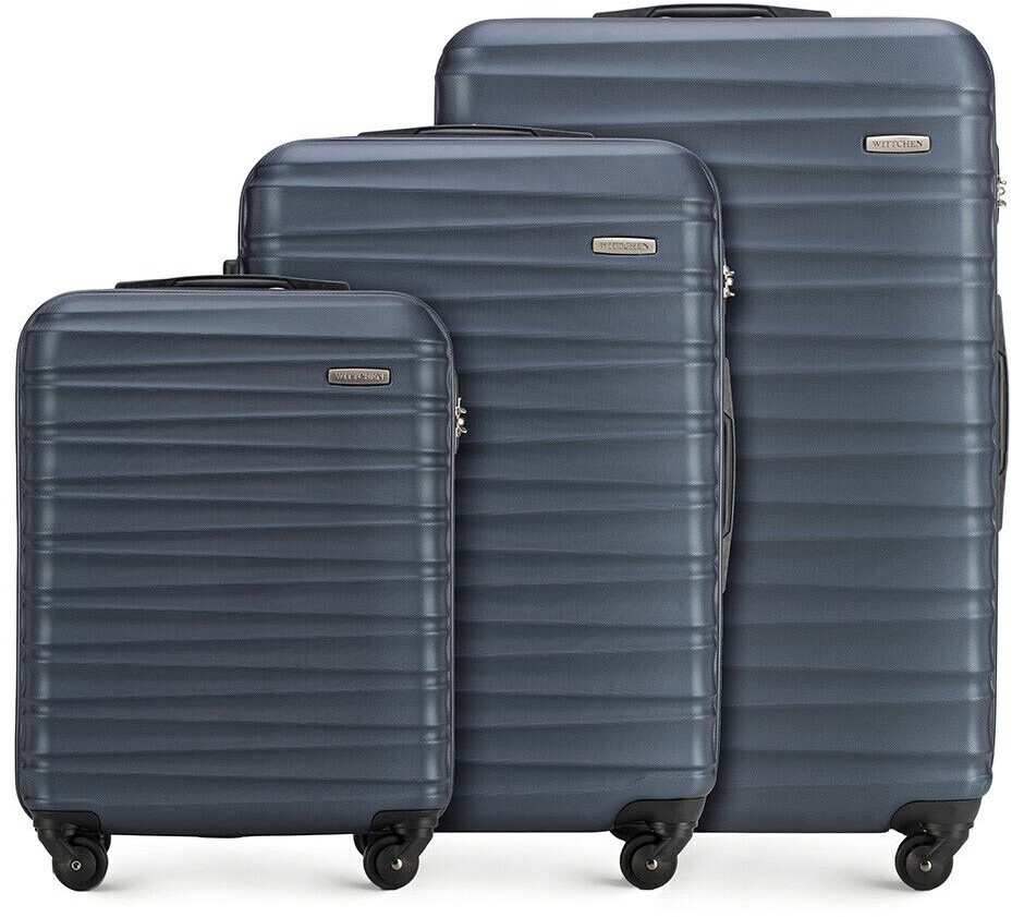 Wittchen Groove Line 4 Wheel Trolley Set 54/67/77 cm (56-3A-31S)
