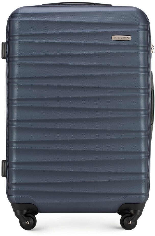 Wittchen Groove Line 4 Wheel Trolley 67 cm (56-3A-312) dark blue