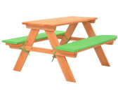 Table et banc pique nique pliable table de jardin enfant - Ciel & terre