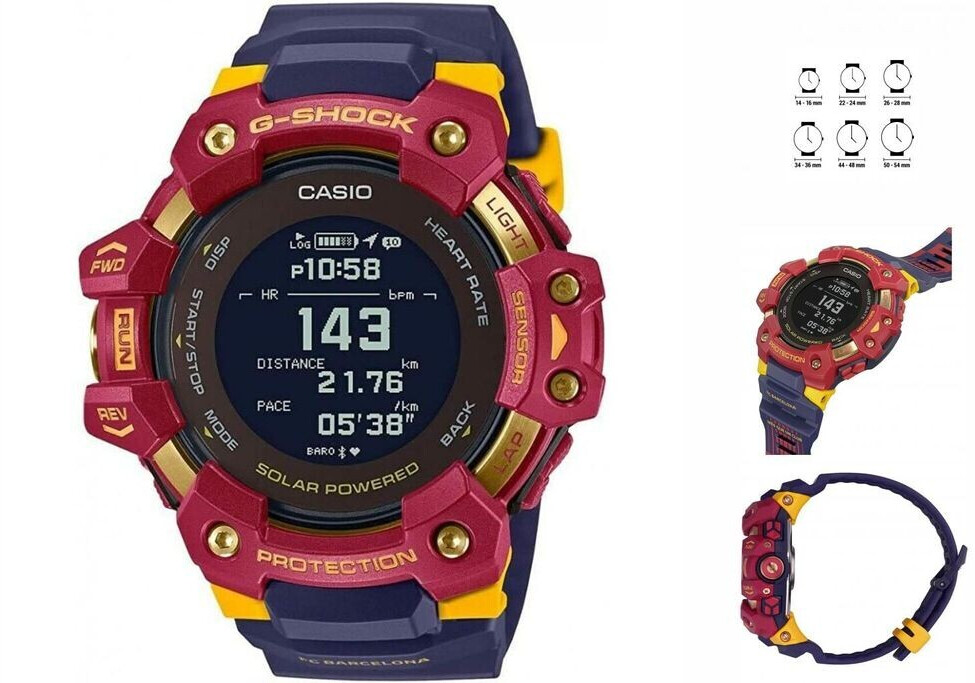 Casio G Squad HR GBD H1000BAR 4ER ab 370 55 Preisvergleich bei idealo