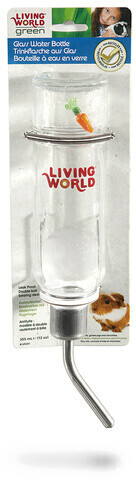Living World Recyceled glass water bottle 355ml