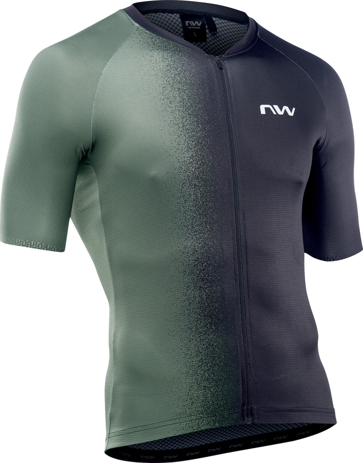 Photos - Cycling Clothing Northwave Blade Jersey Short Sleeve  green forest/black (2022)
