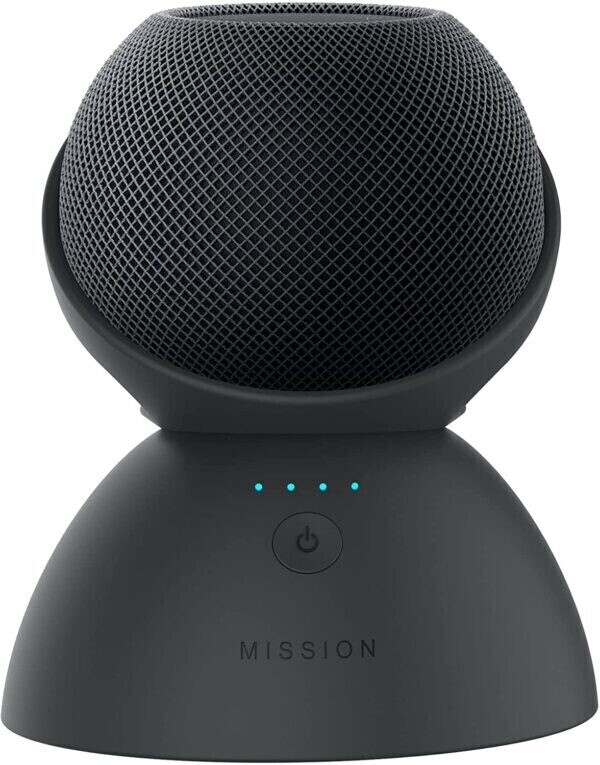Mission Battery Base for Apple HomePod Mini Black