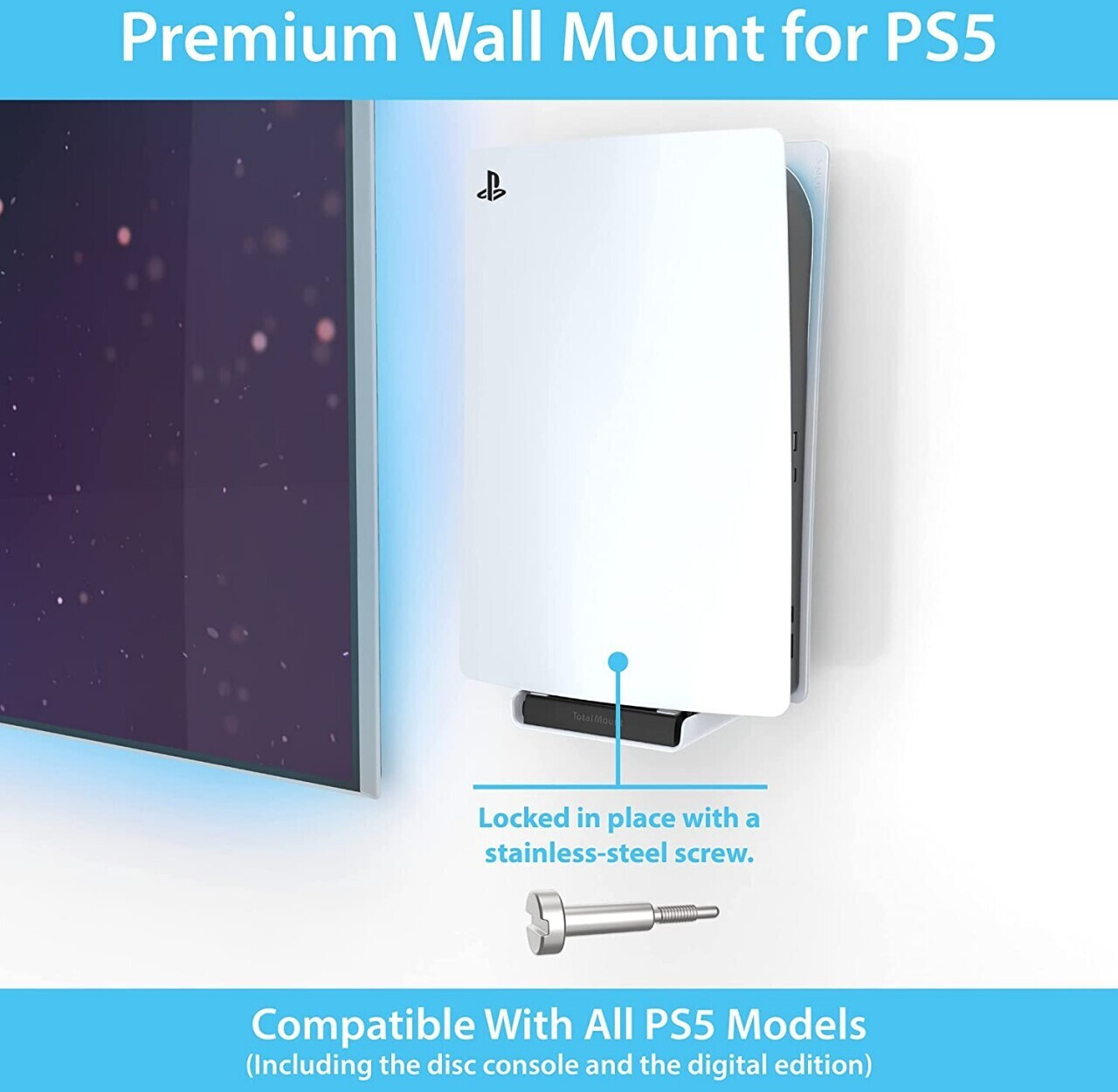 Innovelis TotalMount Advanced Support mural PS5 - Conrad