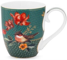 PiP Studio Winter Wonderland Bird Green mug XL & pcs.)