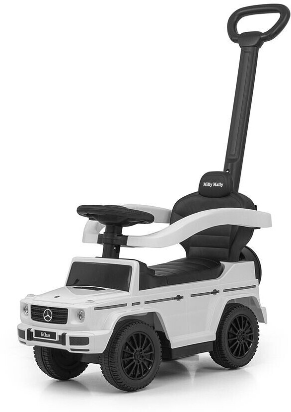 Milly Mally Mercedes G350D avec canne de direction blanc