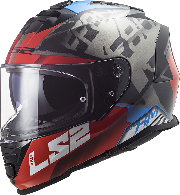 LS2 Storm FF800 Sprinter noir/rouge/titane