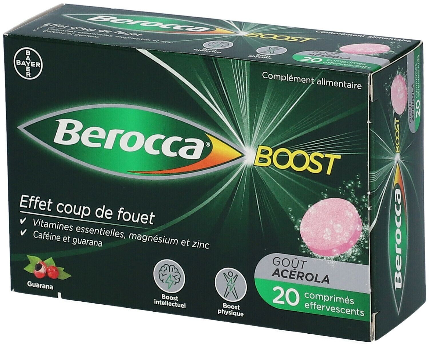 Bayer Santé Familiale Berocca Boost (20 comprimés effervescents)