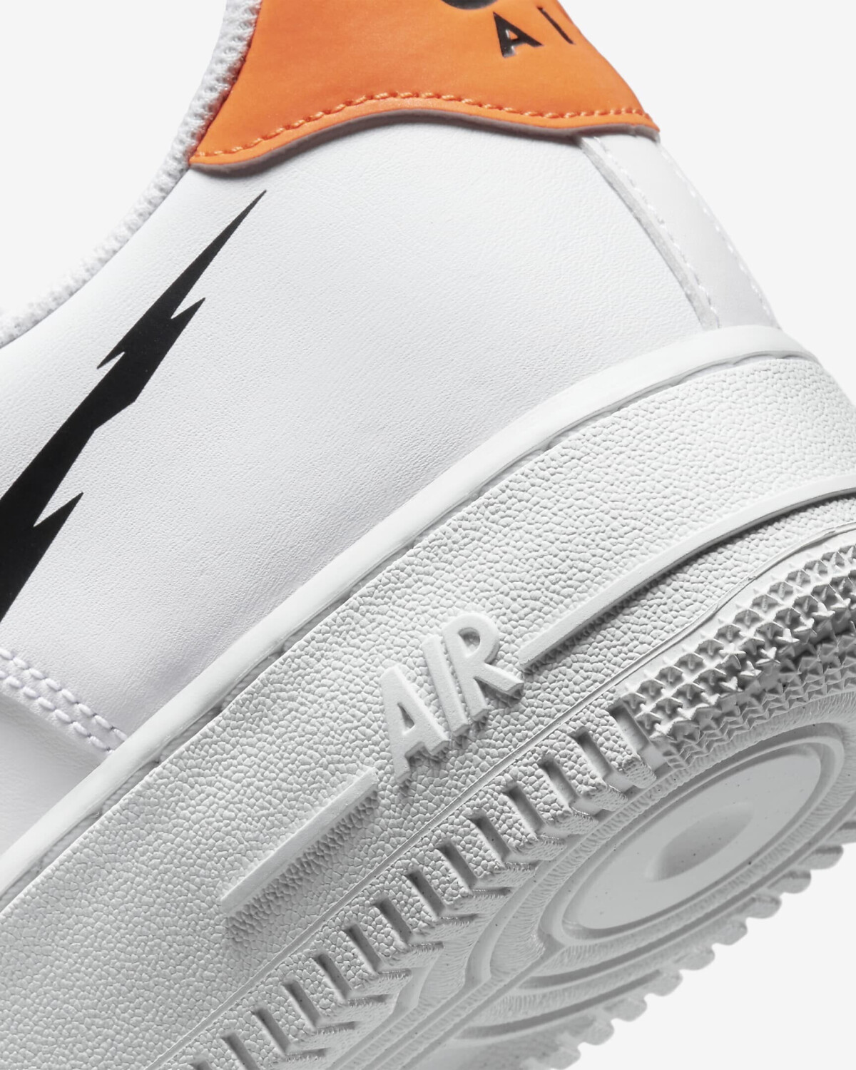 Men's shoes Nike Air Force 1 '07 White/ Black-Summit White-Magma Orange