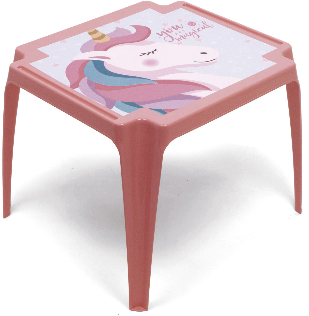 Arditex Table en plastique licorne
