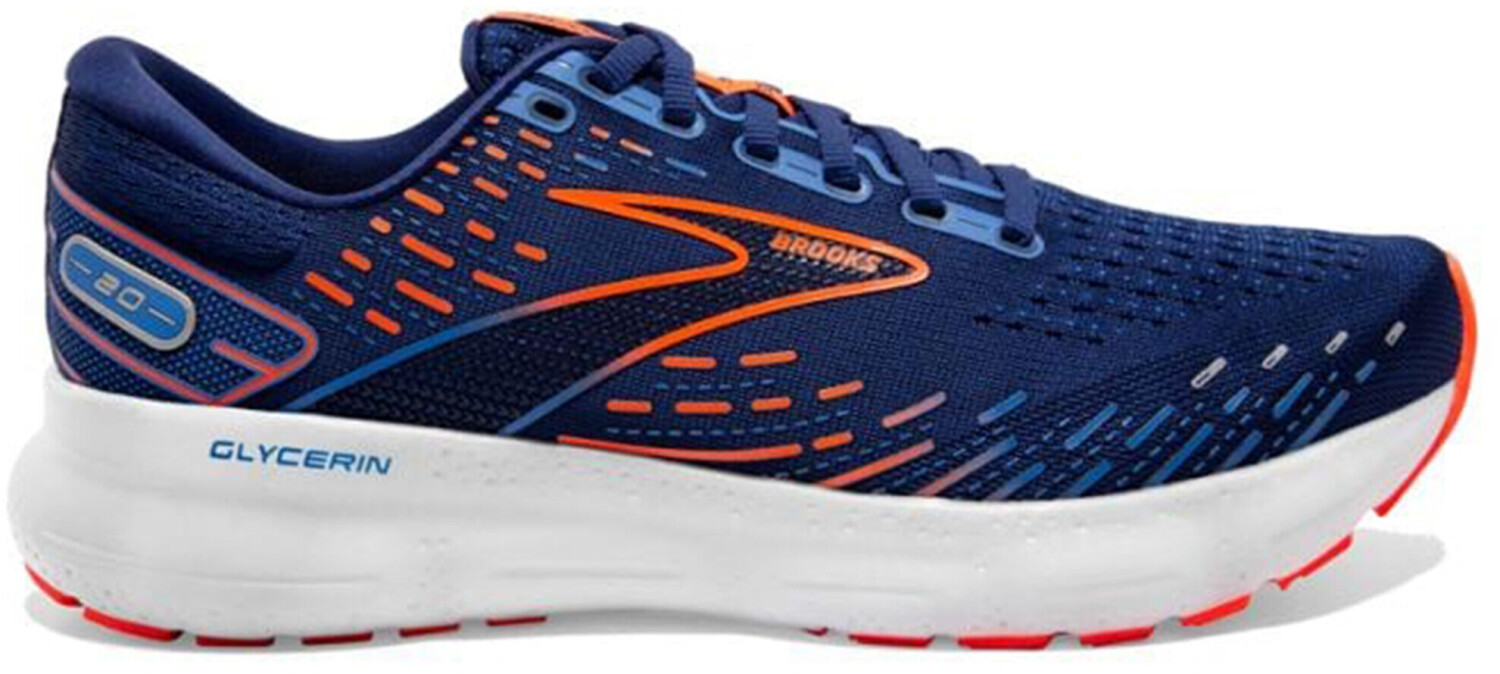 Brooks Glycerin 20 blue/palace blue/orange