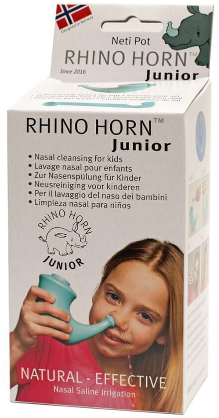 Rhino Horn Junior nasal douche for children, turquoise, General  Accessories, Rhino & Spirometry
