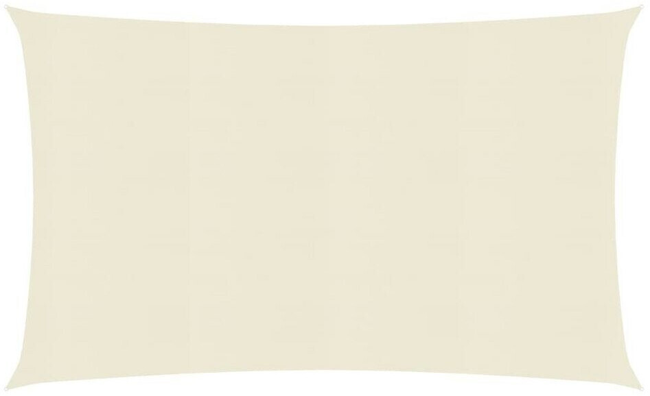 vidaXL Sunshade Sail 160 g/m² Cream 2.5x4 m HDPE (311179)
