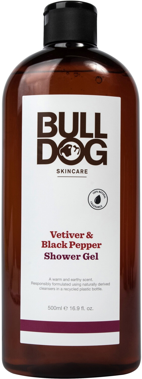 Photos - Shower Gel Bulldog Skincare The Bulldog The Bulldog Vetiver & Black Pepper   (500ml)
