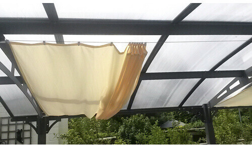 Floracord Sonnensegel Rechteckig wasserabweisend 380 cm x 88 cm Elfenbein  kaufen bei OBI