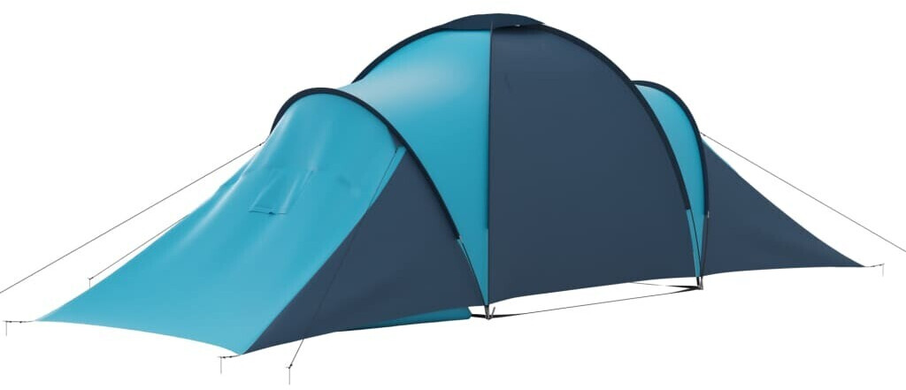 Photos - Tent VidaXL Dome  6P light blue/blue 