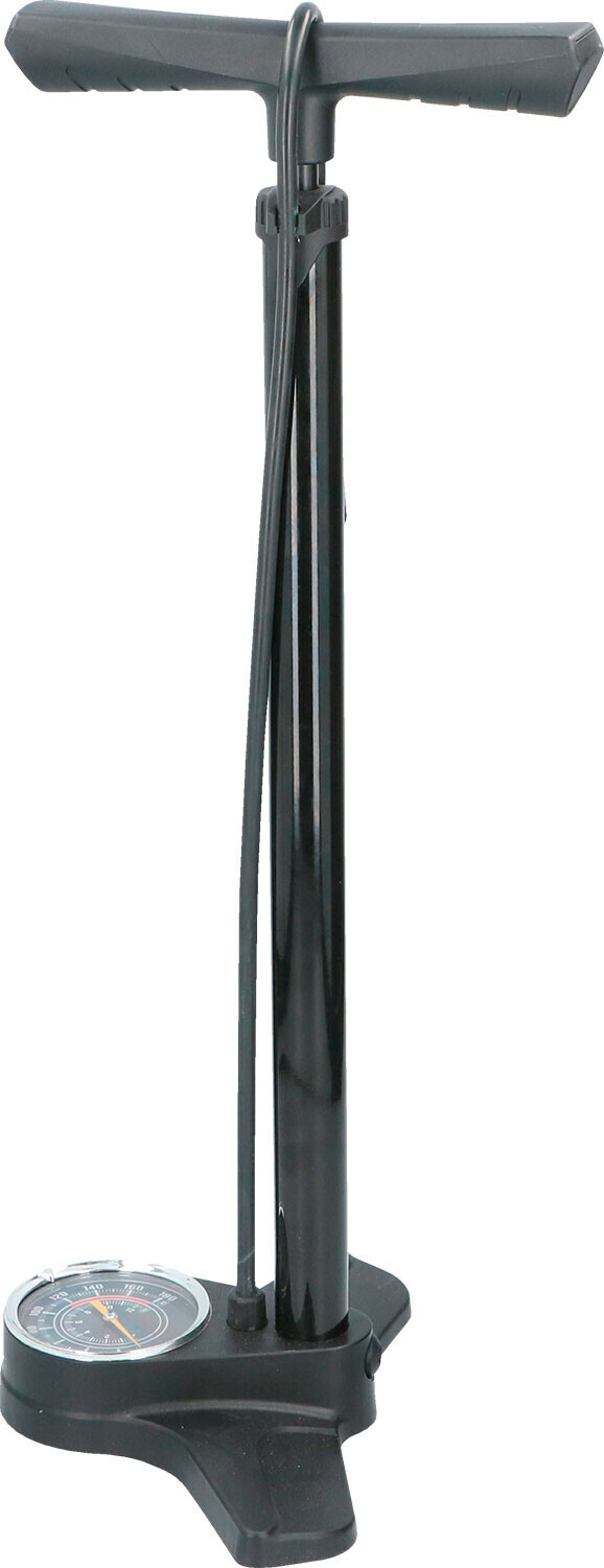 Licorne Bike Rahmenpumpe, Standluftpumpe, Fahrradpumpe mit großem Manometer  zur Druckanzeige, Dualkopf passend für alle Ventile (Dunlop Ventil,  Französisches Ventil, Auto Ventil) bei Marktkauf online bestellen