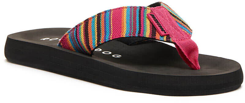 Rocket dog rainbow flip flops hotsell