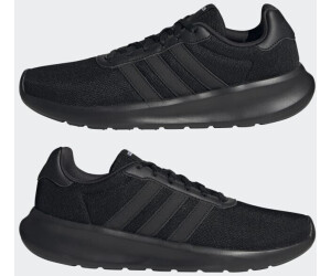 Adidas lite racer mens trainers triple black hot sale