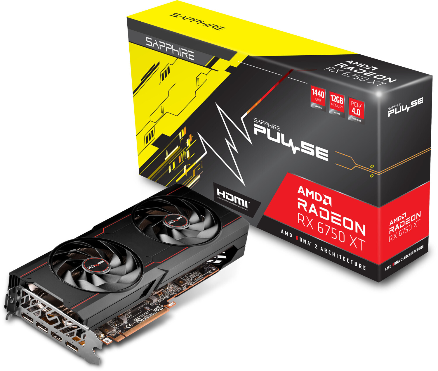 Sapphire Radeon RX 6750 XT Pulse 12 Go GDDR6