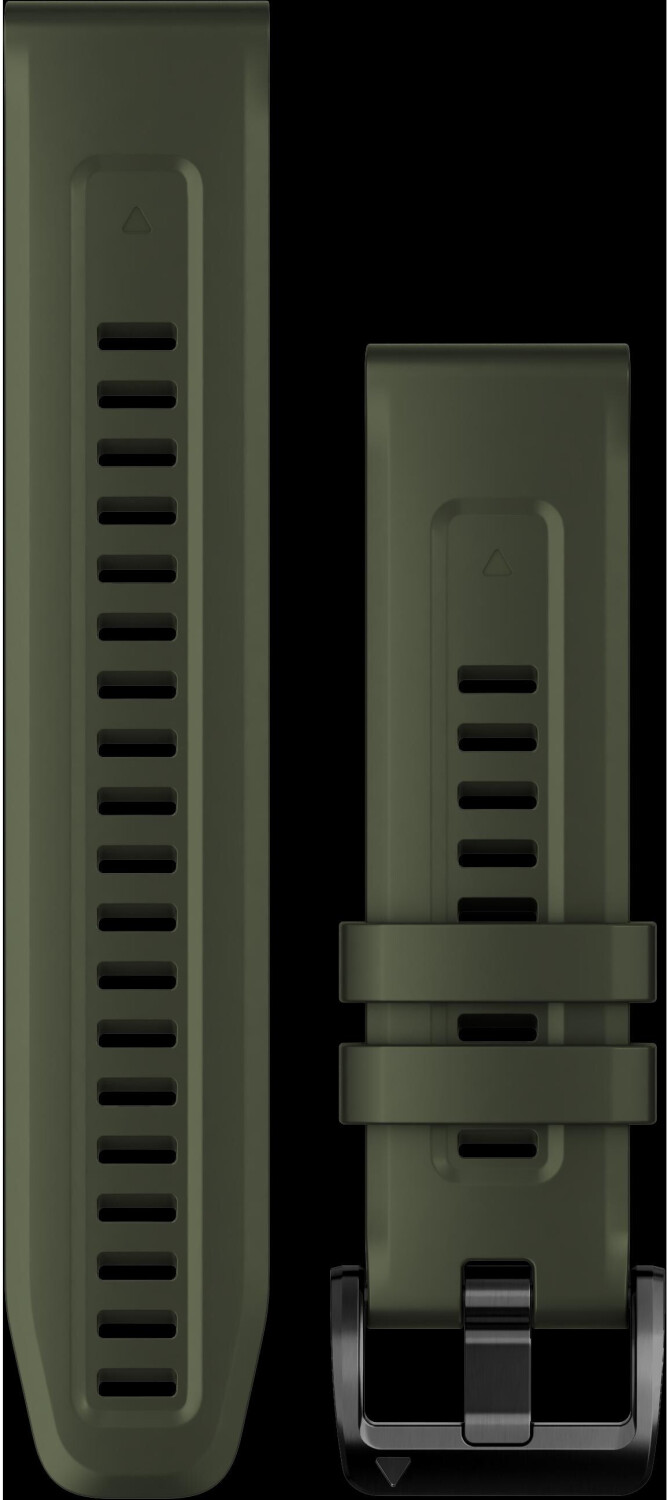 Garmin QuickFit 22mm Silikonarmband Moosgr n Schiefergrau 010 13111 03 
