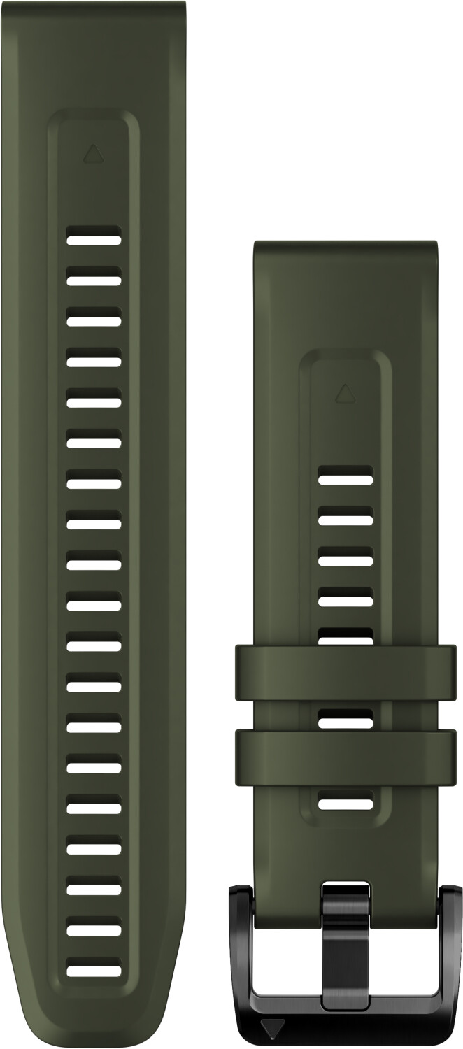 Garmin QuickFit 22 Watch Strap Silicone green/grey (010-13111-03)
