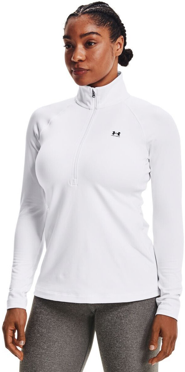 Under armour white half zip clearance