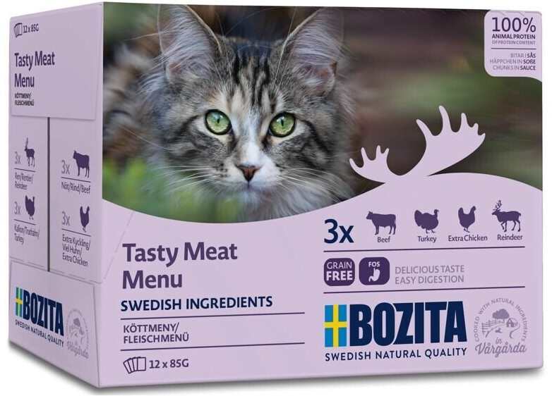 Bozita Tasty Meat Menu Adult 12 x 85 g