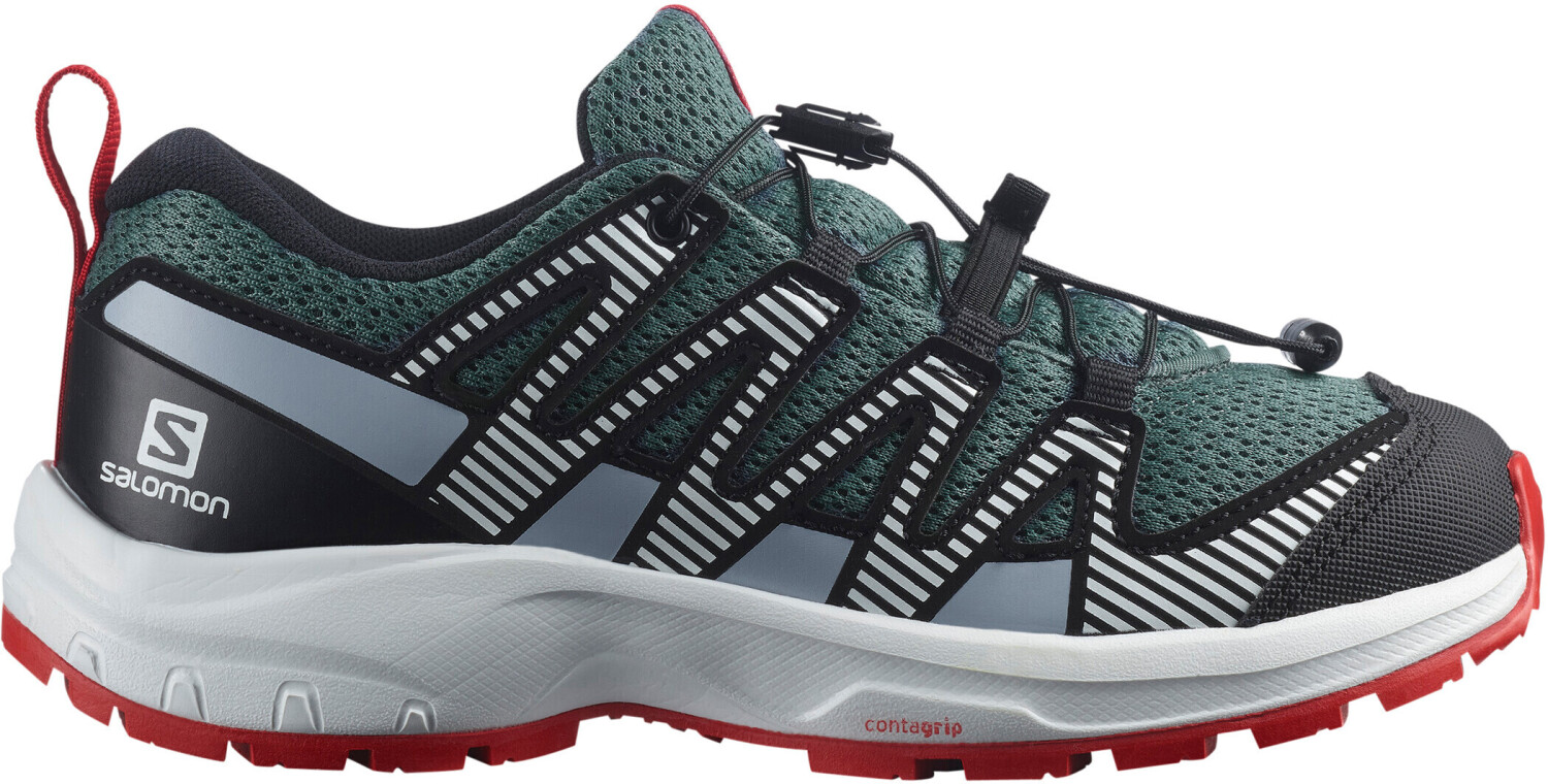 Salomon Xa Pro V8 Junior stormy weather zen blue goji berry au meilleur prix sur idealo