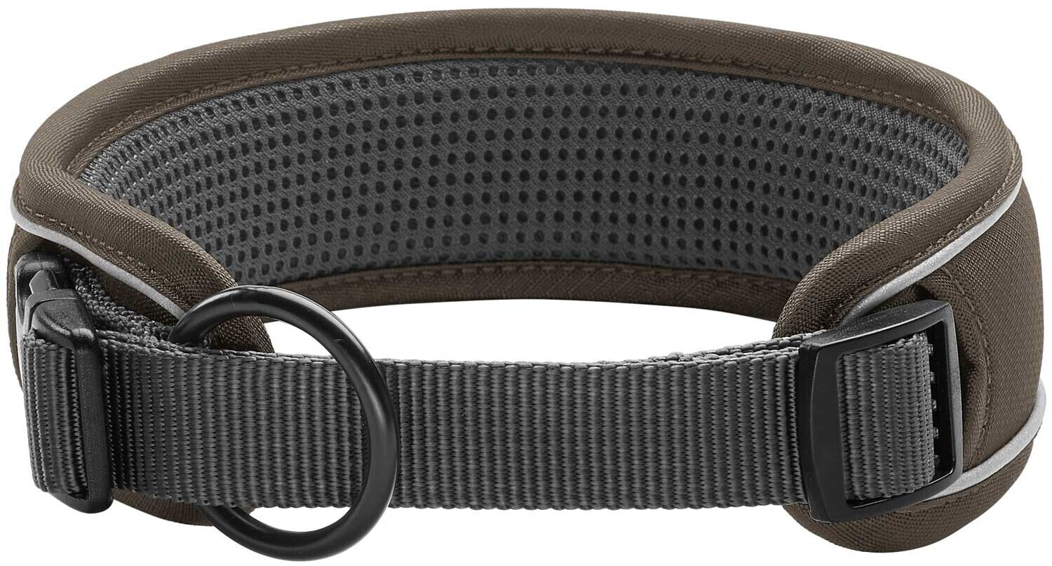 HUNTER Collier pour chien S Brown/Grey HUNTER Collier pour chien S Brown/Grey
