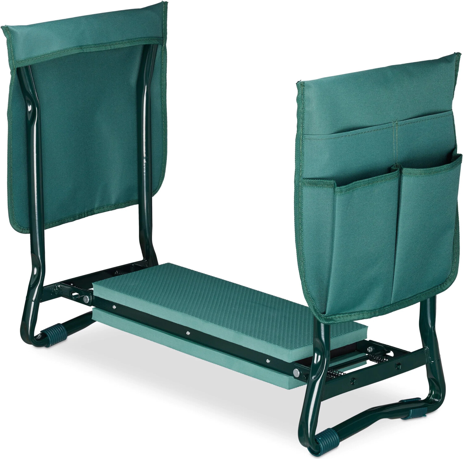 Relaxdays GartenKniebank mit Taschen 50x60x27,5cm (10026641) ab 24,99