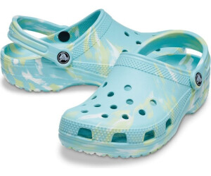 Water shop marble crocs