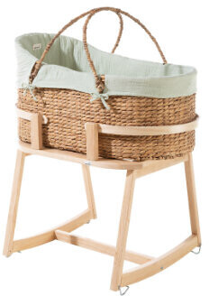 Geuther Moses Basket Set incl. Feet mint