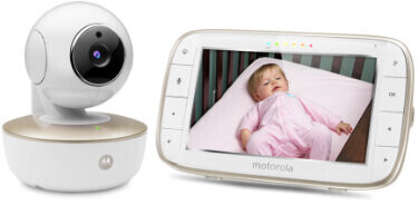 Motorola WLAN Babyphone VM855 Connect mit 5,0" Farbdisplay LCD