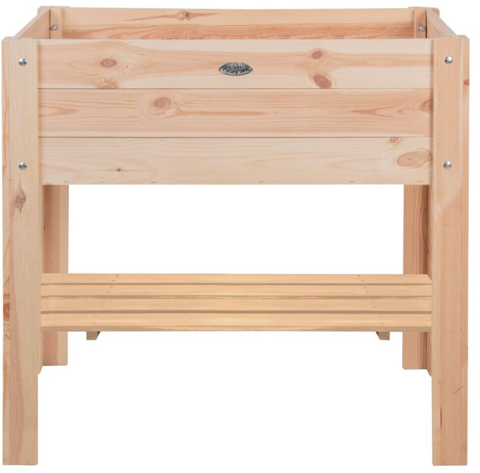 Esschert Carré potager avec pieds en L bois naturel S (NG110)