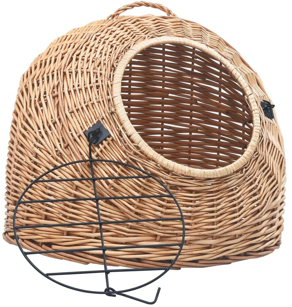 vidaXL Caisse de transport pour chat 60x45x45cm light Brown vidaXL Caisse de transport pour chat 60x45x45cm light Brown