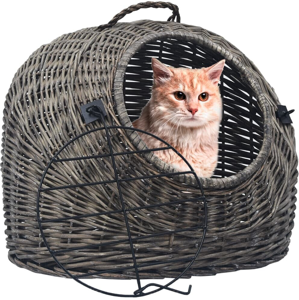 vidaXL Caisse de transport pour chat 50×42×40cm dark Grey vidaXL Caisse de transport pour chat 50×42×40cm dark Grey