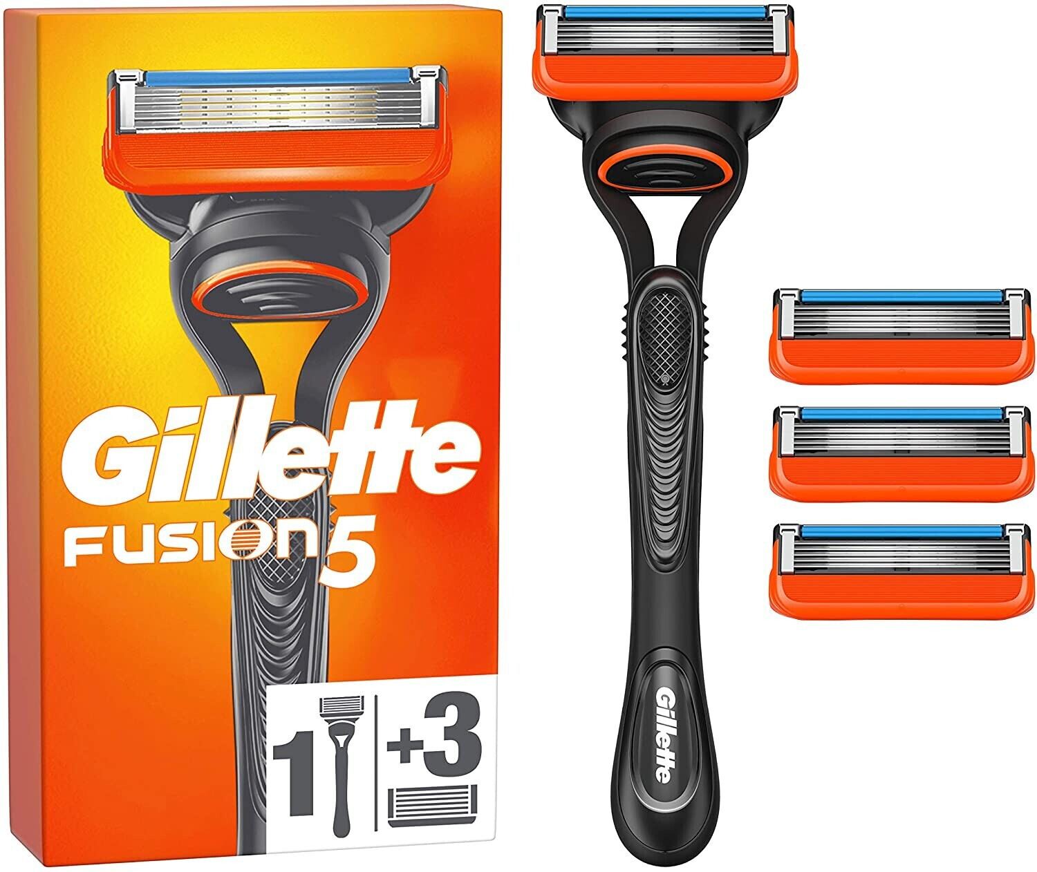 Photos - Razor / Razor Blade Gillette Fusion5 Razor + 4 Blades 