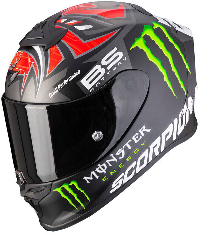 Scorpion Exo R1 Air Fabio Quartararo Monster Replica Black/Red