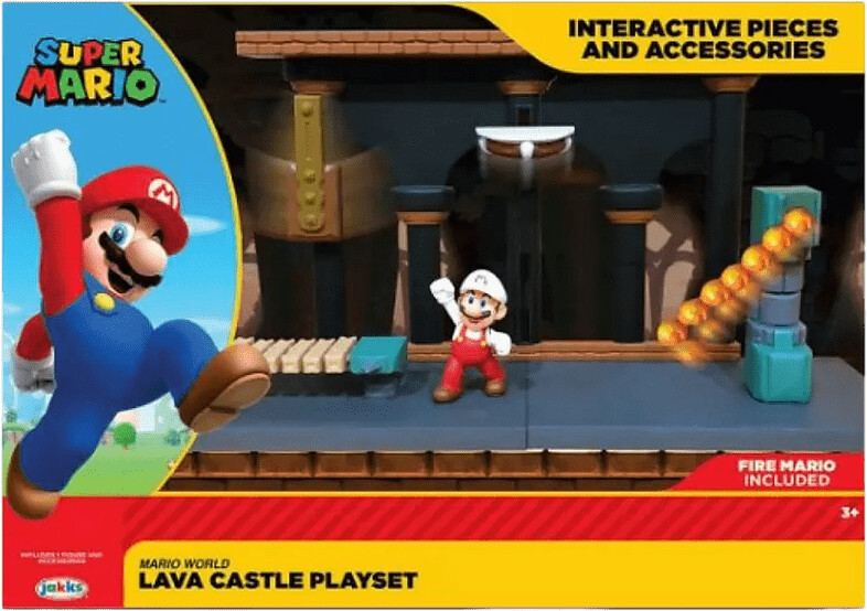 Jakks Pacific Super Mario Lava Castle Playset
