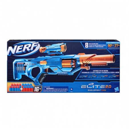Hasbro - Nerf Elite - Pistolet à fléchettes - Motoblitz CS 10