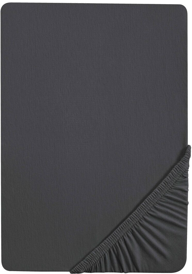 Biberna 77144 Jersey Stretch 90x190-100x200cm Titanium